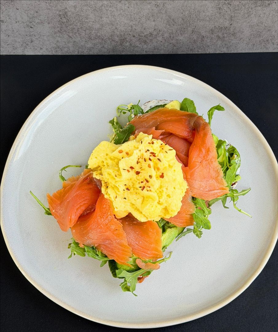 Smoked Salmon Brioche Toast